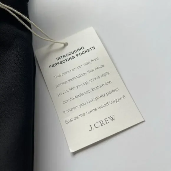 J.Crew Full length Cameron Pant in Four Season Stretch Blend Black Size 00 NWT - Picture 5 of 7